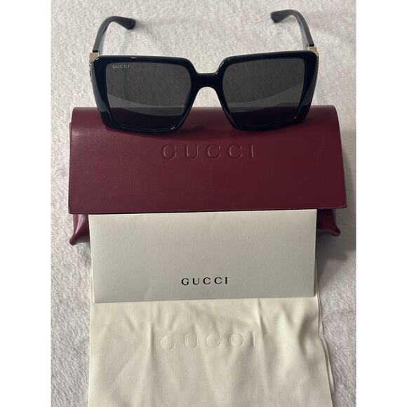 Brand New Gucci Sunglasses - Full Inclusion GG1692S 001 54-18-135 M Cat. 3 - Picture 1 of 6